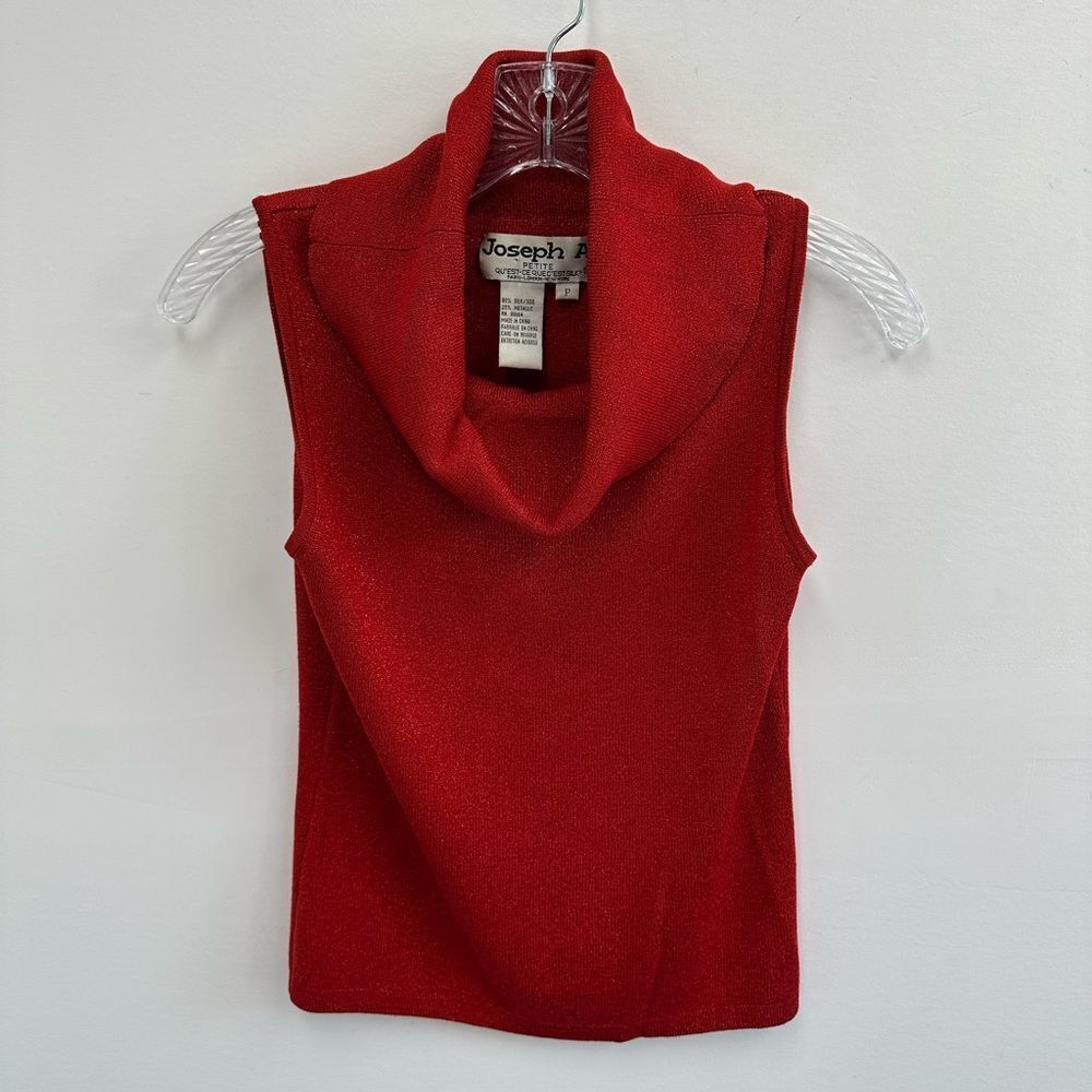 Vintage Jospeh A Silk Knit Twin Set Tank Top and Cardigan Two Piece Set Size S - Picture 10 of 13